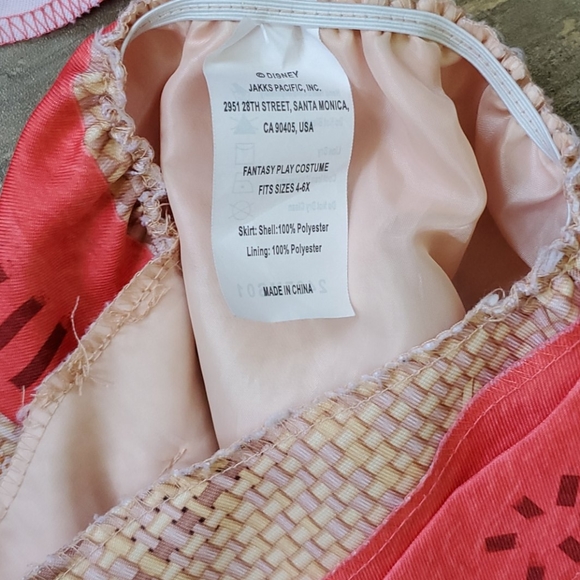 Disney's Moana 2 Piece Costume Dress - Picture 7 of 8